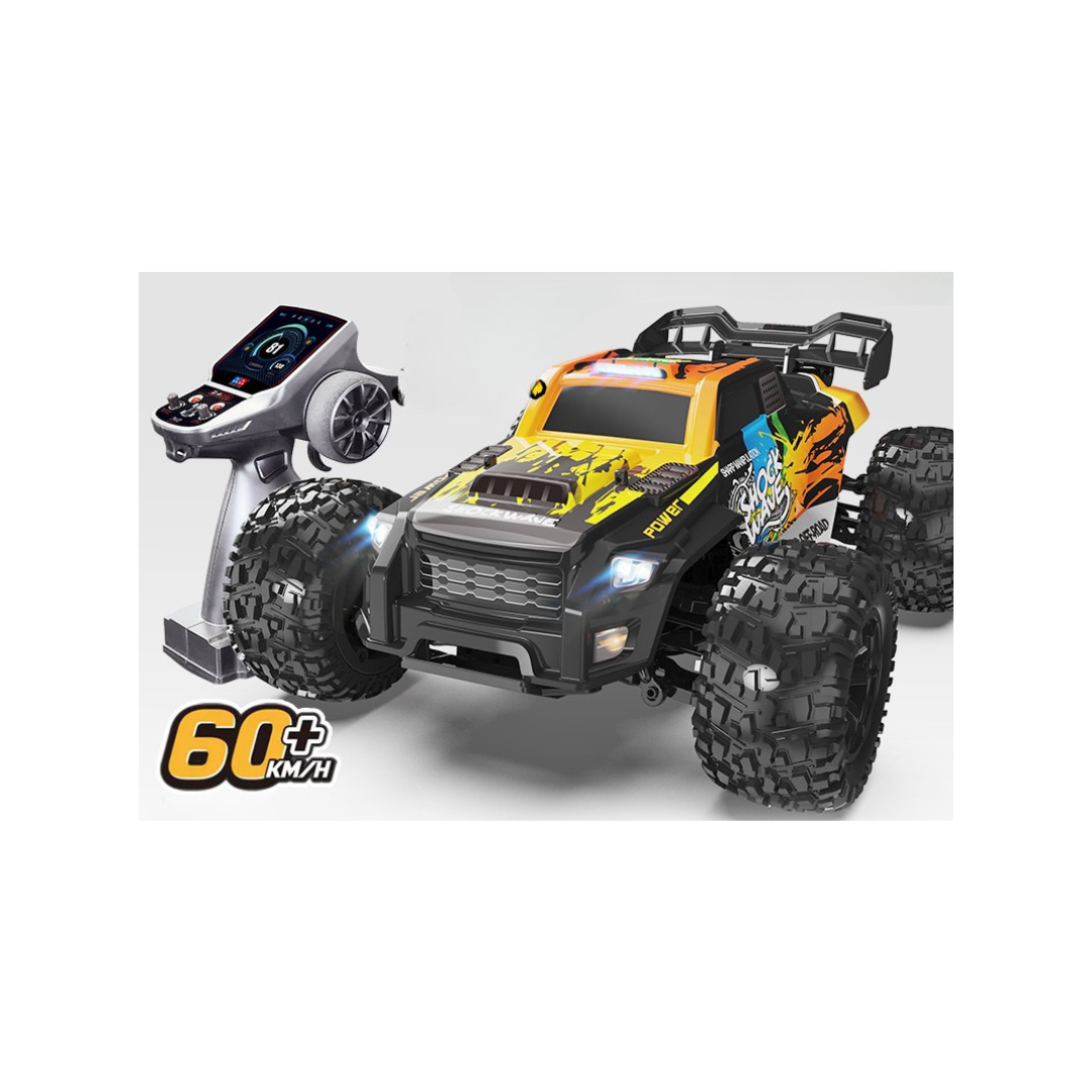 SHOCK WAVE 70+ km/h High Speed Smart Control 4WD Monster Truck Splash-Proof Design SHOCK WAVE 70+ km/h High Speed Smart Control 4WD Monster Truck Splash-Proof Design